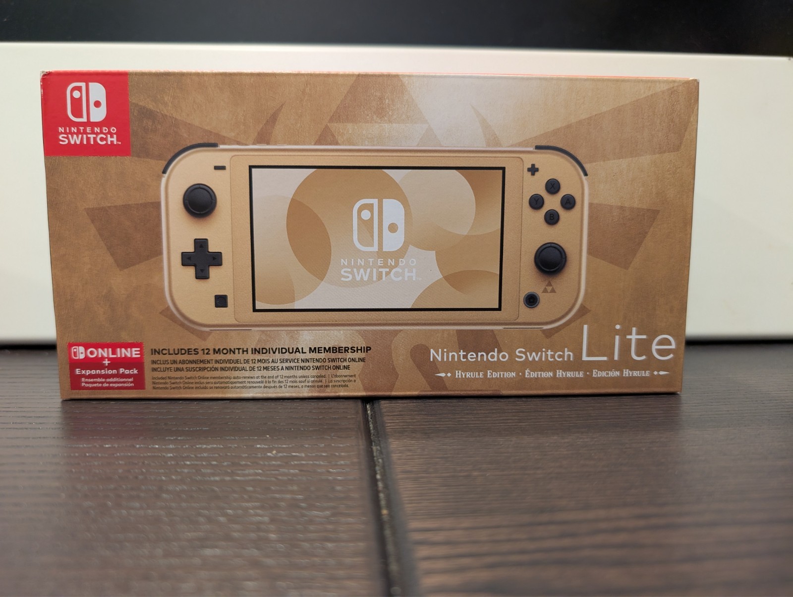 Nintendo Switch Lite Hyrule Edition w 12 Month Membership Video Game Console USA