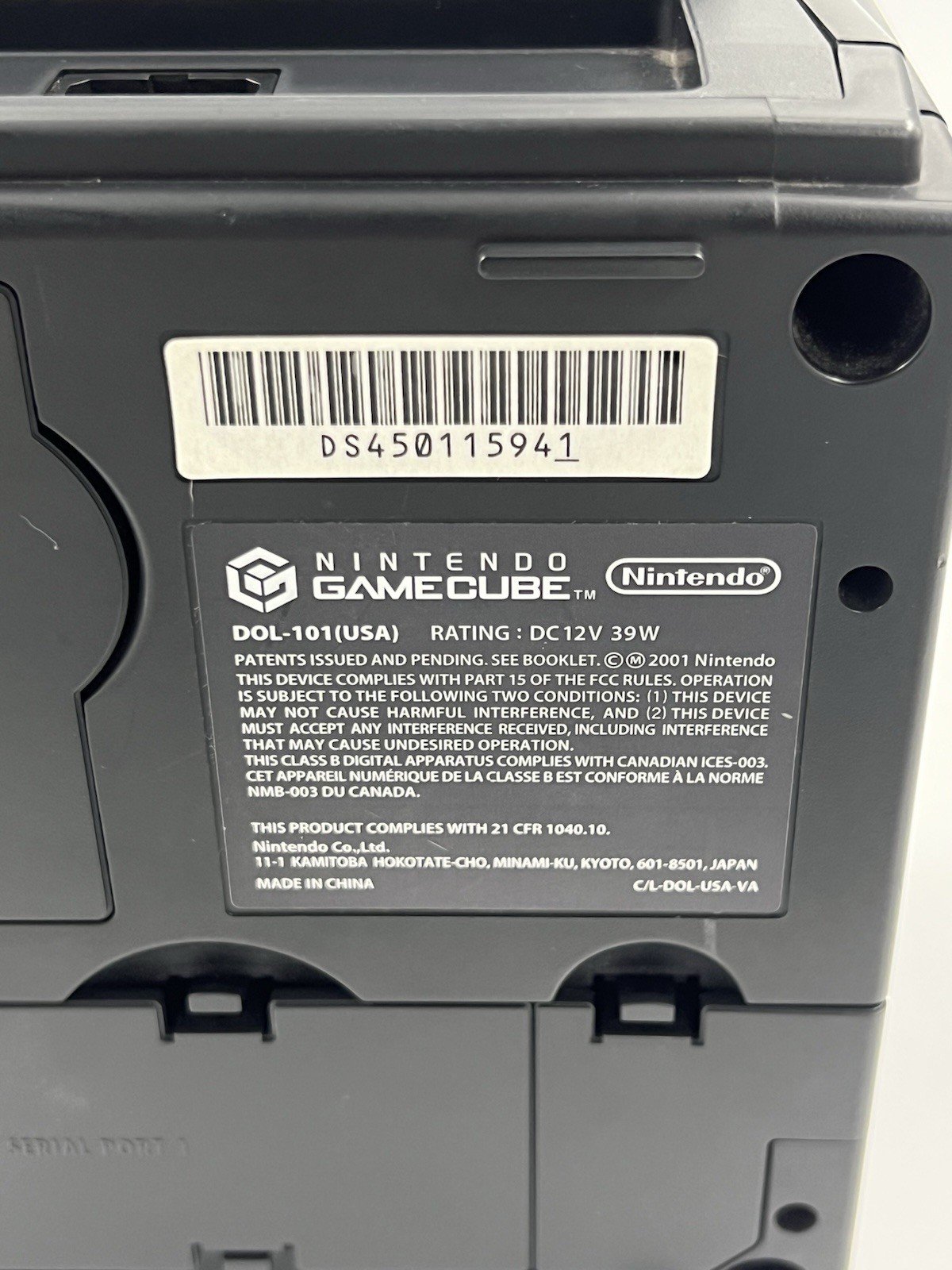 Nintendo GameCube Console Only DOL-101 Black – Excellent Condition Tested