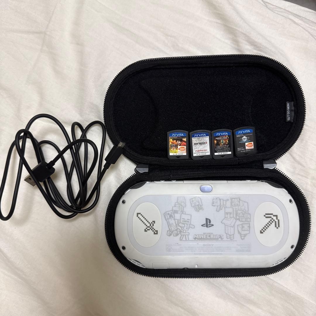 Excellent PlayStation Vita PCH 2000 Minecraft Special Edition Console