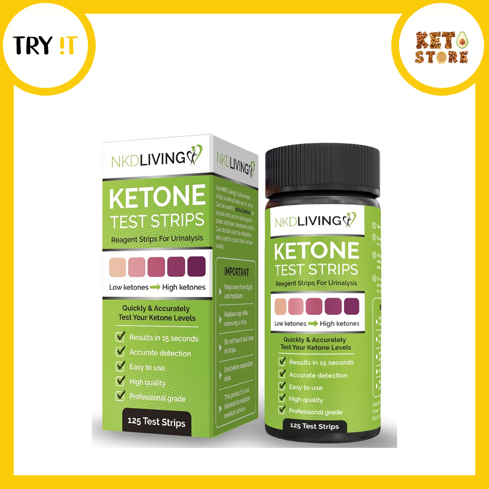 NKD Living Ketone Test Strips (120 Test Strips) Try It Store