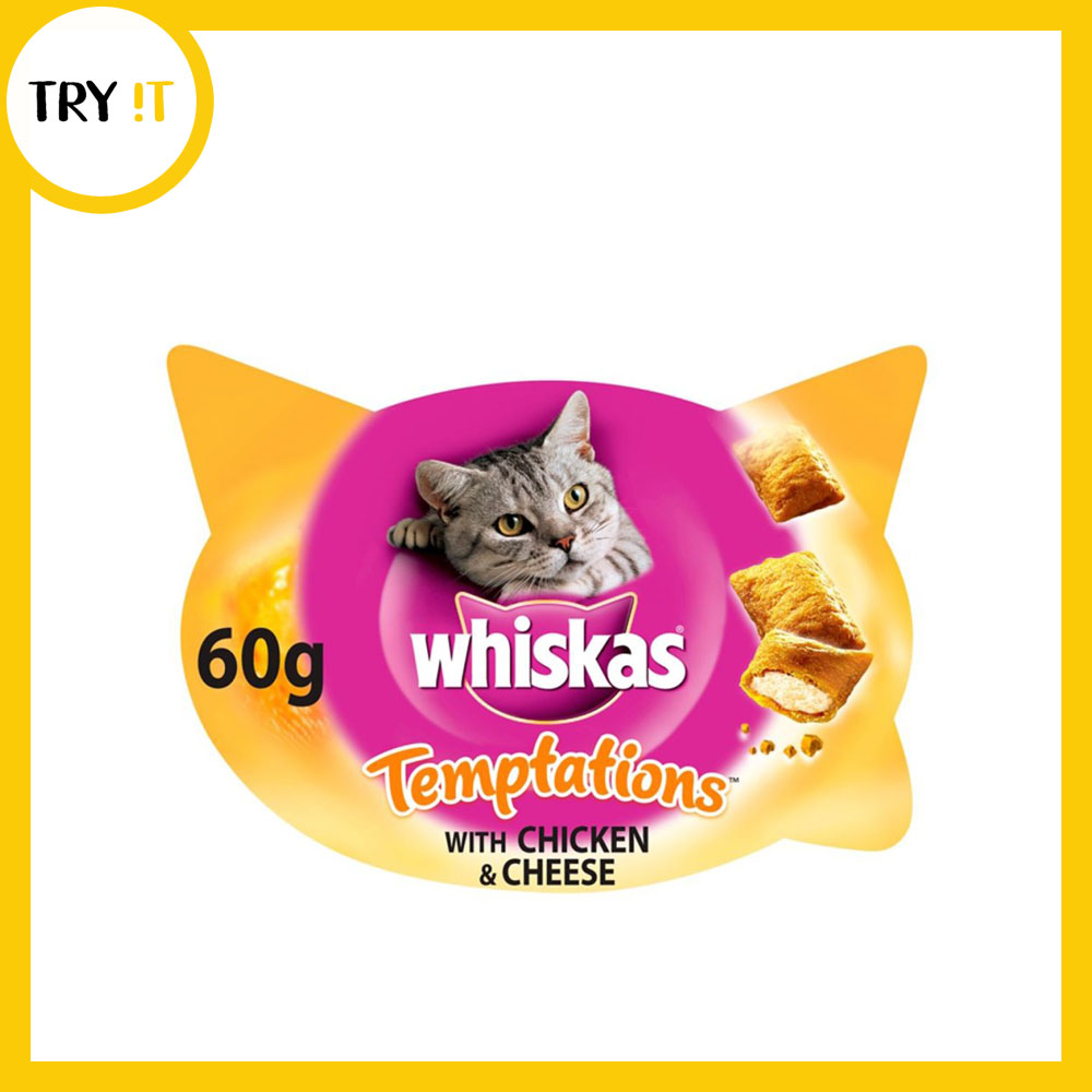 Whiskas Temptation Chicken & Cheese - 60gm