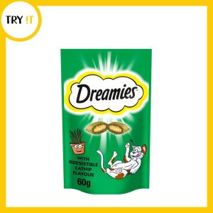 Dreamies Cat Treat Catnip - 60 gm