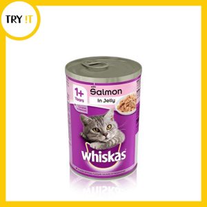 Whiskas Tin Salmon Jelly - 390gm