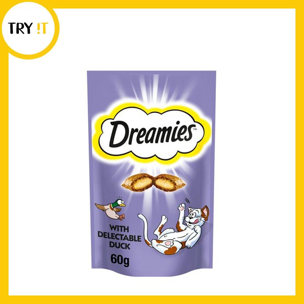 Dreamies Cat Treat Duck - 60gm