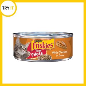 Friskies Prime Filets With Chicken in Gravy Wet Cat Food - 156gm