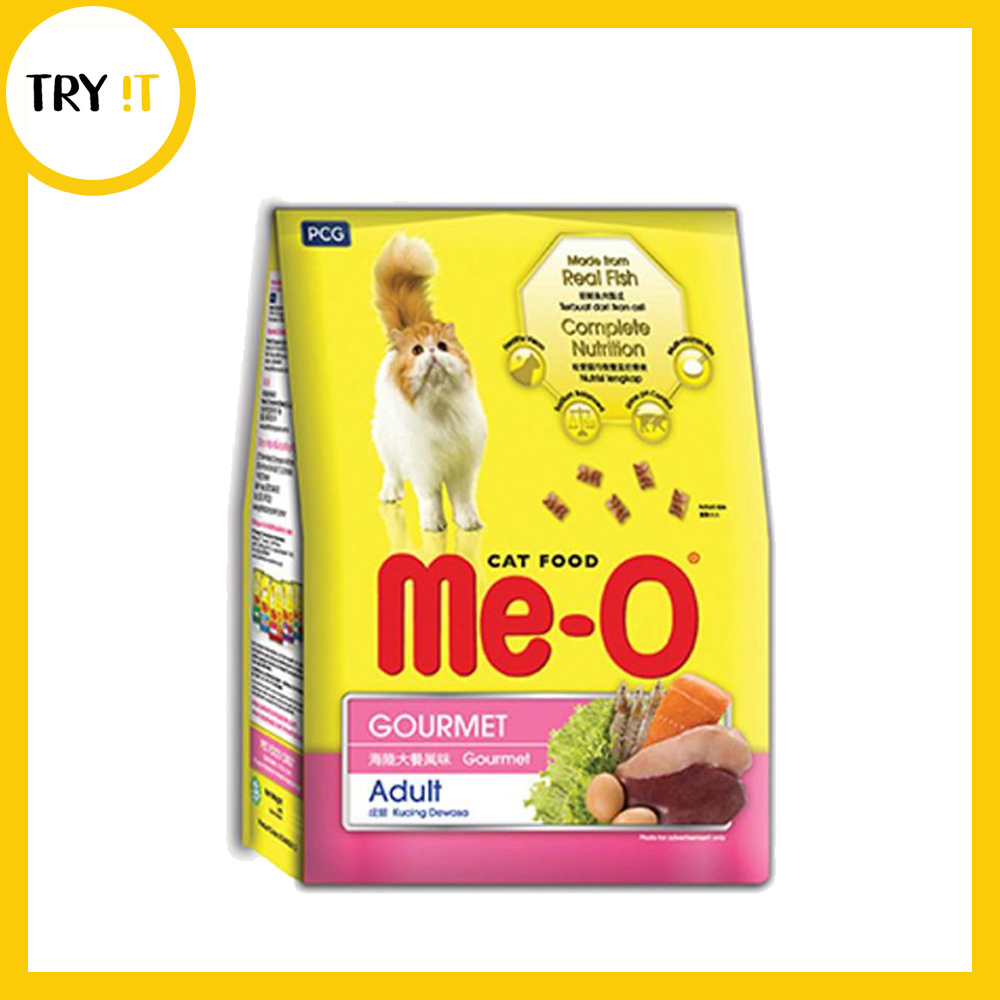 Me-O Dry Adult Cat Food - Gourmet - 1.1KG