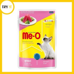 Me-O Pouch Kitten Food - Tuna in Jelly - 80gm