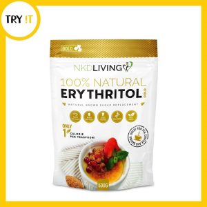 NKD Living - Erythritol Gold Stevia Sweetener - 500 gm