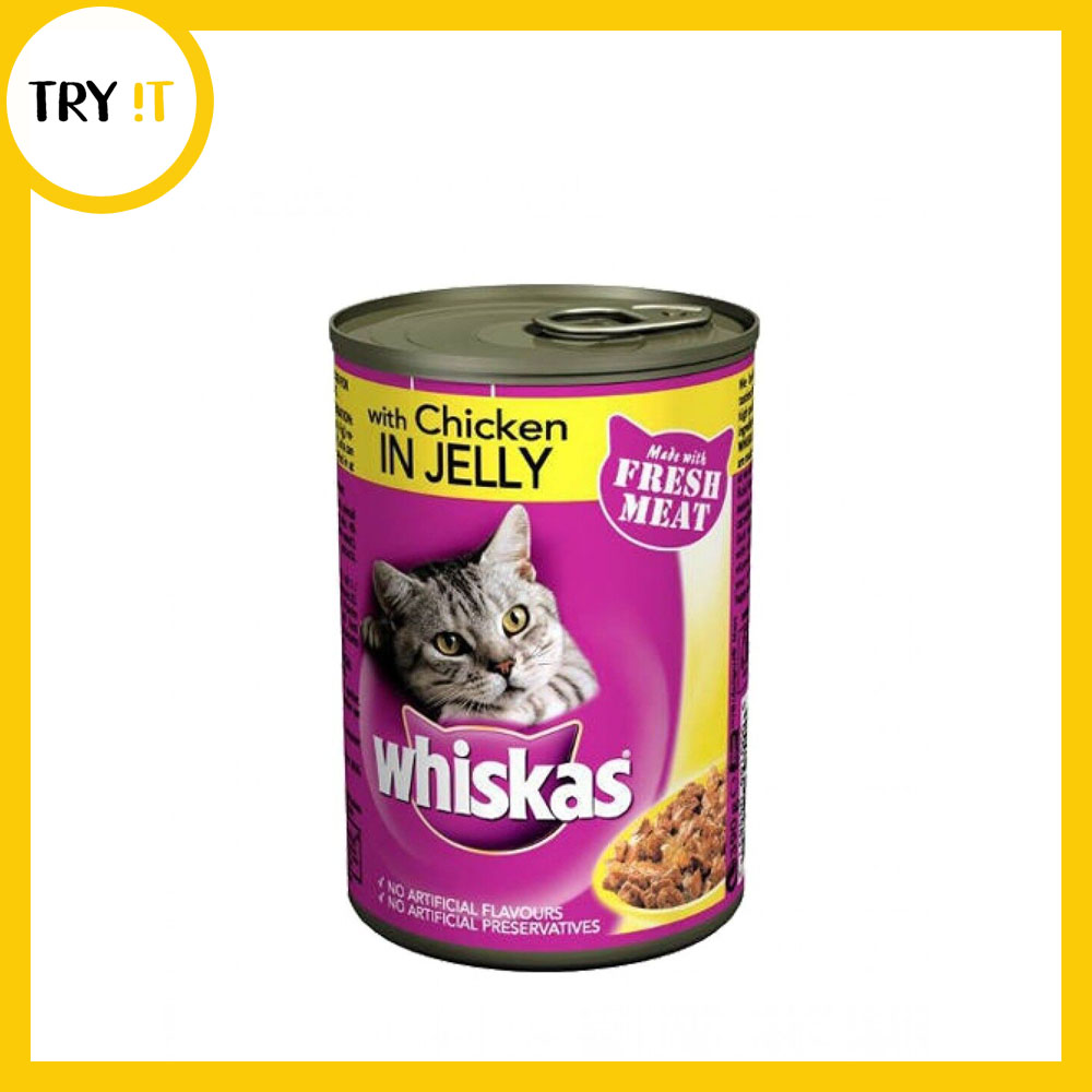Whiskas Tin Chicken in Jelly - 390gm