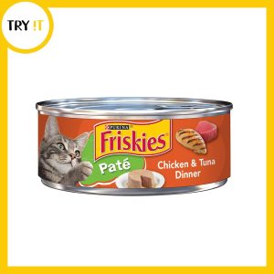 Friskies Farm Favorites Pate Chicken & Tuna Wet Cat Food - 156gm