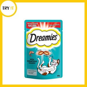 Dreamies Cat Treat Salmon - 60gm