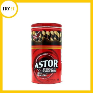 Astor wafer Sticks Tin chocolate creamy & Intense - 330g
