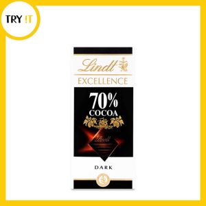 Lindt Excellence Supreme Dark 70% Cacoa Chocolate - 100gm