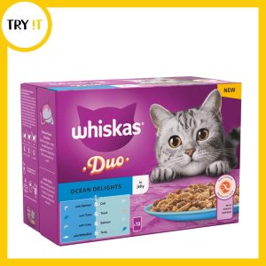 Whiskas Sachet Duo Ocean Jelly 1+ - 85gm