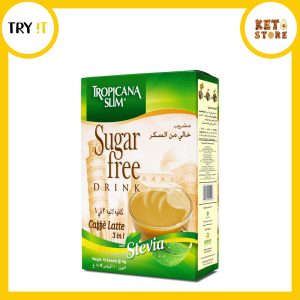 Tropicana Slim Coffee Latte 3 in 1 with Stevia - 10 Sachets