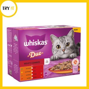 Whiskas Sachet Duo Meaty Jelly 1+ - 85gm