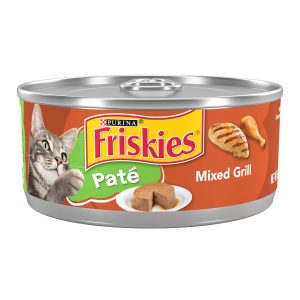 Friskies Farm Favorites Pate Mixed Grill Wet Cat Food - 156gm