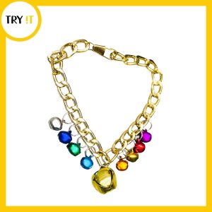 Golden Neck Multi Bell Cat Chain - For Cat & Kitten