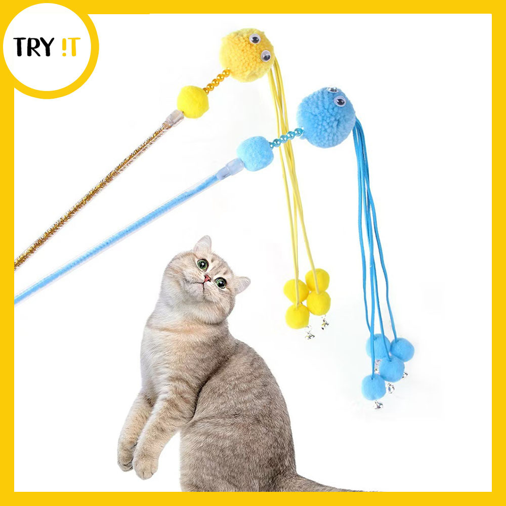 Imported Large Ball Stick Toy - For Cat & Kitten