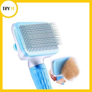Box Rectangle Large Button Brush - For Cat & Kitten
