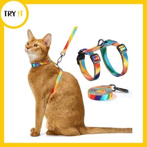 Imported Rainbow Card 
Cat Harness - For Cat & Kitten